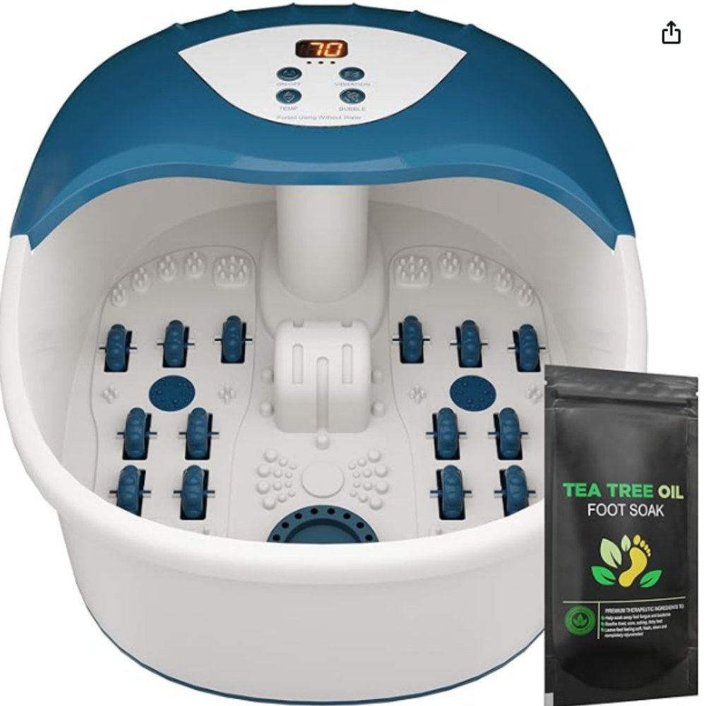 Foot Spa Massager with Heat and Jets